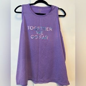 Peloton purple tank XL